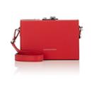 Calvin Klein 205w39nyc Women's Mini Leather Box Bag-red