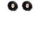 Proenza Schouler Women's Feather Earrings - Black