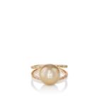Zoe Women's Tahitian Pearl Split-shank Ring