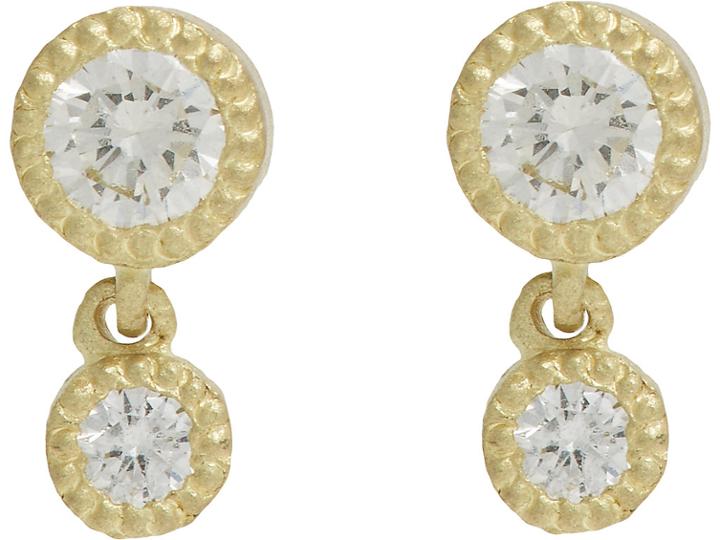 Tate Women's Diamond Double-drop Earrings