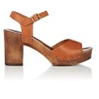 Fiveseventyfive Women's Leather Platform Sandals-brown