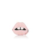Gelareh Mizrahi Women's Lara Stoned Lips Python Coin Purse - Pink