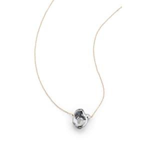 Samira 13 Women's Pearl & Diamond Pendant Necklace - Pearl