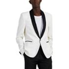 Paul Smith Men's Wool One-button Tuxedo Jacket - White