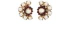 Goossens Paris Women's Baroque Pearl Clip-on Earrings