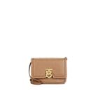 Burberry Women's Tb Small Leather Shoulder Bag - Camel