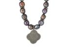 Carole Shashona Women's Noir Lotus Necklace