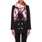 Givenchy Women's Iconic Flash Silk-cashmere-blend Scarf-red