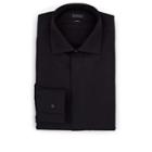 Barneys New York Men's Cotton Faille Dress Shirt - Black