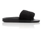Givenchy Women's Mink Fur Slide Sandals-black