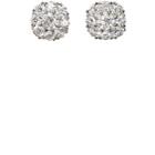 Mcteigue & Mcclelland Women's Berry Cluster Studs-white Gold