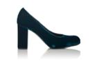 Barneys New York Women's Chunky-heel Velvet Pumps