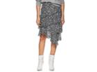 Isabel Marant Toile Women's Jeezon Ruffle Floral Crepe Midi-skirt