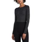 Prada Women's Metallic Wool-blend Rib-knit Sweater - Black