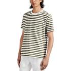 Alex Mill Men's Striped Slub Cotton T-shirt - White