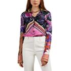 Chlo Women's Floral-paisley Silk Blouse - Pink