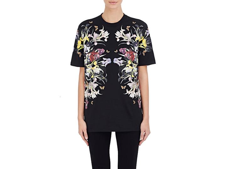 Givenchy Women's Floral Jersey T-shirt