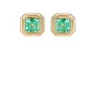 Brent Neale Women's Emerald Stud Earrings - Green