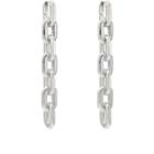 Ambush Women's Long Chain Earrings-silver