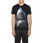 Givenchy Men's Shark-print Cotton T-shirt-black