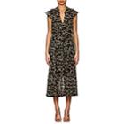 Robert Rodriguez Women's Leopard-print Silk Maxi Dress-neut. Pat.
