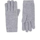 Barneys New York Women's Woven Cashmere Gloves-gray