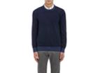 Fioroni Men's Reverse-stitched Cashmere Crewneck Sweater