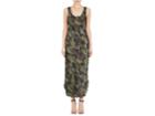 Nili Lotan Women's Camouflage Silk Sleeveless Maxi Dress