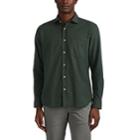 Hartford Men's Paul Cotton Flannel Shirt - Green