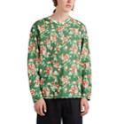 Craig Green Men's Blurred-floral Cotton Sweatshirt - Lt. Green