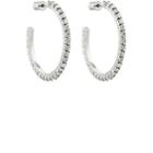 Area Women's Dorinda Hoop Earrings - Silver