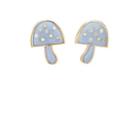 Brent Neale Women's Mushroom Dot Earrings - White