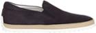 Tod's Suede Slip-on Sneakers-blue