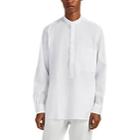 Barena Venezia Men's Cotton Oversized Popover Shirt - White