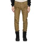 Fear Of God Men's Vintage Distressed Straight Jeans-gold
