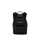 Balenciaga Women's Logo Leather Everyday Backpack - Black
