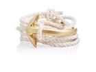 Miansai Men's Half Anchor Cuff Wrap Bracelet