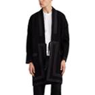 Visvim Men's Embroidered Cotton-linen Kimono Jacket - Black