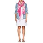 Denis Colomb Women's Tie-dyed Silk-cashmere Scarf - Pink