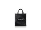 Balenciaga Men's Logo Market Shopper Small Leather Tote Bag