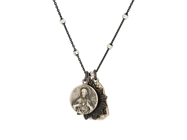 Miracle Icons Men's Vintage-icon Chain Necklace