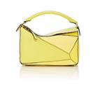 Loewe Women's Puzzle Leather Shoulder Bag-yellow Multi
