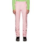 Calvin Klein 205w39nyc Men's Striped Mohair-wool Trousers - Pink
