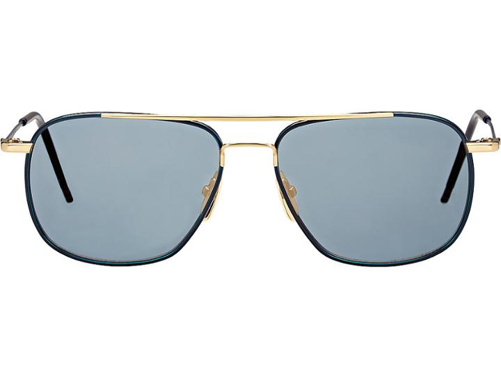 Thom Browne Men's Square Aviator Sunglasses