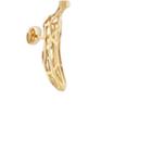 Natasha Zinko Women's Banana Stud Earring-gold