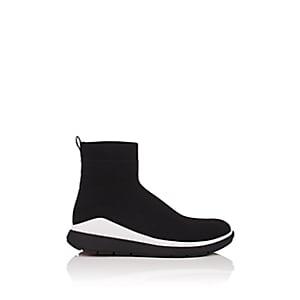 Fitflop Limited Edition Women's Claudia Logo Knit Sneakers - Black