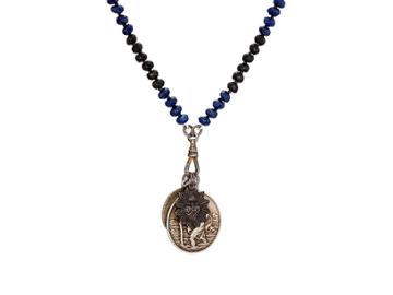 Miracle Icons Men's Vintage-icon Beaded Necklace