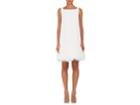Lisa Perry Women's Foxy Feather-trimmed Wool Shift Dress
