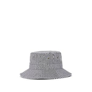 Fiveseventyfive Women's Striped Cotton-blend Twill Bucket Hat - Navy