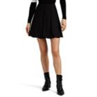 Valentino Women's Wool-blend & Silk Scalloped-hem Miniskirt - Black
